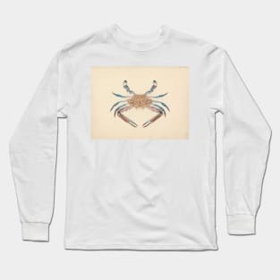 Portunua pelagicus (Blue Crab) by Luigi Balugani Long Sleeve T-Shirt